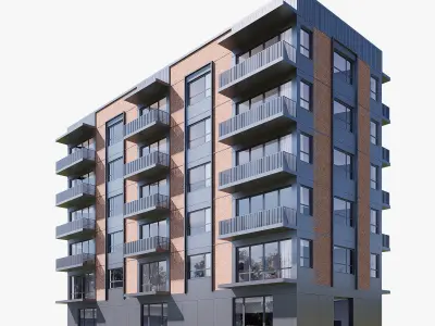 Apartment Low-poly 3D model