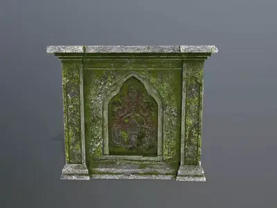  column  Low-poly 3D model