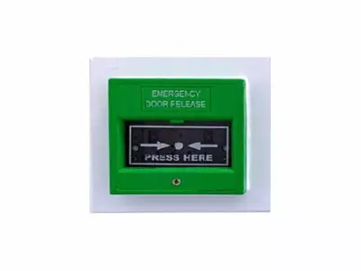 Emergency Door Sticker Low-poly 3D model