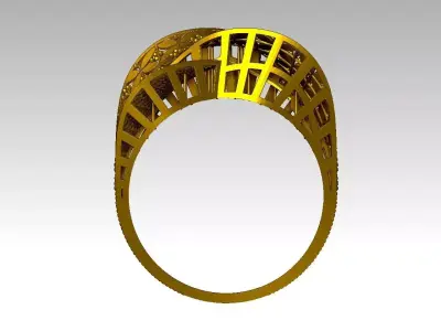 light weight ring  STL file  ready for print 3D print model 3D print model