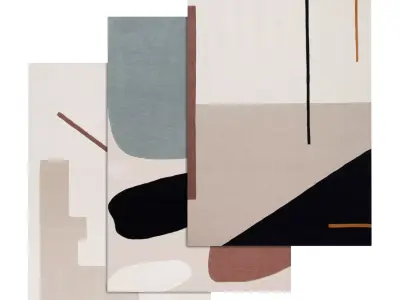Rug Set 2127 3D model