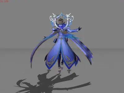 Vale Concerto of Light Low-poly 3D model