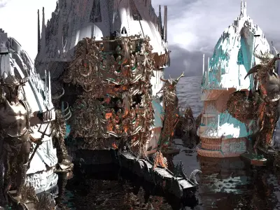 Ocean Master Tower Base 2 3D model