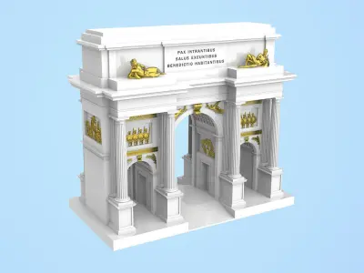 Triumphal Arch 3D print model