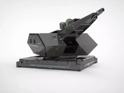 Skynex self propelled anti aircraft gun  3D model