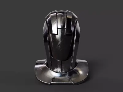 Old Republic Sith Trooper Helmet Low-poly 3D model