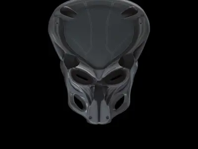 predator cosplay mask 3D print model