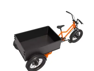 Rad Power Bike RadBurro with Cargo Box 3D model