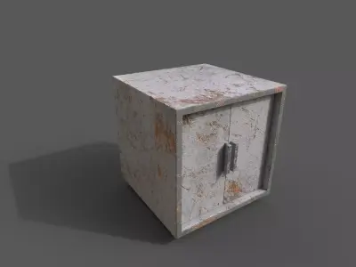 Old Modern Furniture 3D Model Low-poly 3D model