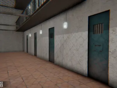 Prison house - restricted area 3D model