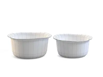 Old Bowls 3D model