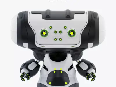 Aero beetle bot 3D model