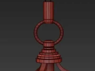 Crystorama hanging lamp 3D model