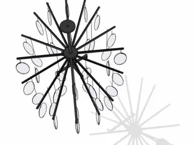 Tiffany Chandelier by Arteriors 3D model