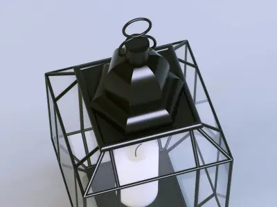 Lantern Geometric 3D model