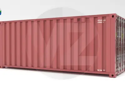 container shipping 3D model