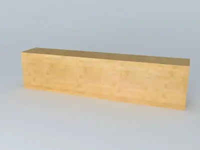 Open Shelf DOORS HZO 4 17 BRW Milano Oak 3D model