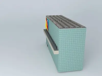 Moscow Sheremtyevo Airport Hub Royal Inc. RUSSIA Headquarters Free 3D model