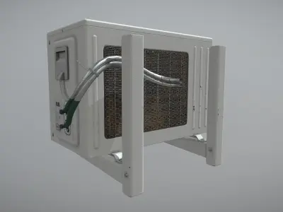 ZEFYR - Air Condition External Unit Low-poly 3D model