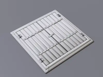 Trap Pitfall Low-poly 3D model