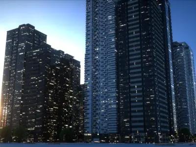 City Block Type B33 3D model