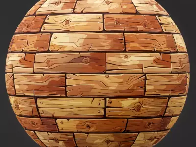 Stylized Wood Seamless Texture  Texture