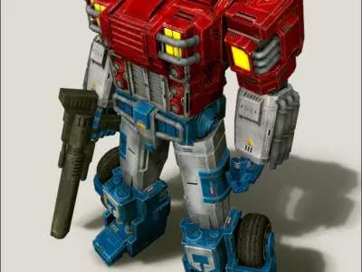 Transformers The War Within  Low-poly 3D model