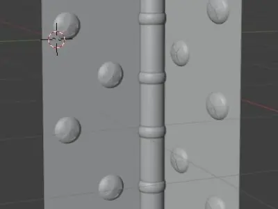 Hinge for door  3D model