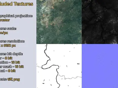 Zhuzhou China City Landscape 3D Model 3D model