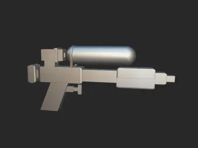 Cartoon - SciFi - Acid Gun  Low-poly 3D model