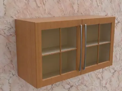 Kitchen Cabinet  Free low-poly 3D model