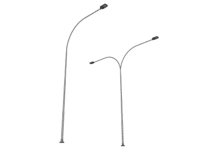 Lamp Post - Light Pole - Light Post - Street Light - Group 04 3D model