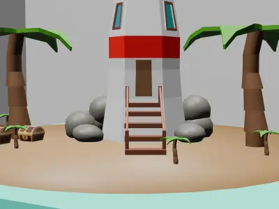 island  3D model