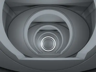  Sci Fi Room Low-poly 3D model