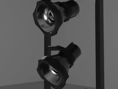 DECORATIVE LAMPS - LOW-POLY Low-poly 3D model