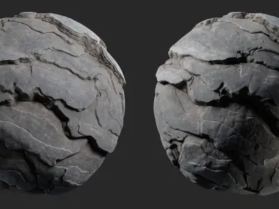 H105 Rock Cliff - PBR - 4K - Seamless - SBSAR Texture