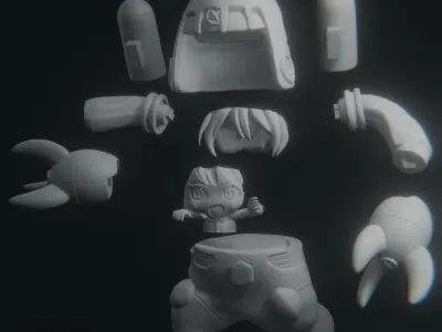 Hatsune Miku Zgok 3D print model