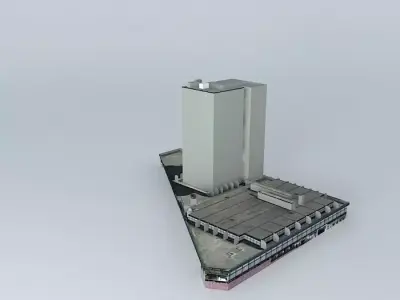 Radisson SAS Scandinavia Hotel, Oslo Free 3D model