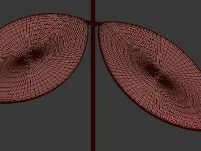 Areti Plant Pendant 3D model