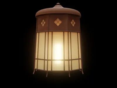 Ceiling Lamp Low-poly 3D model