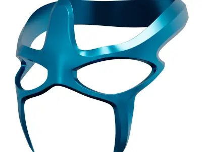 The Hero Fantasy Mask Low-poly 3D model