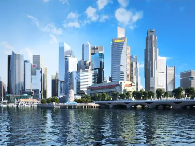 Merlion Park  MerlionPark Singapore 3D model