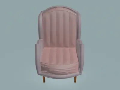 Le Mans Armchair 3D model