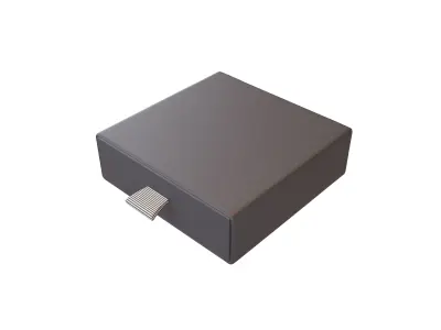 Drawer Cardboard Gift Box v1 005 Low-poly 3D model