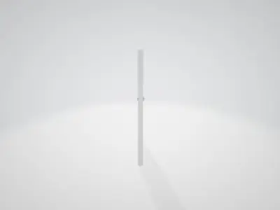 Low-poly 3d door Low-poly 3D model