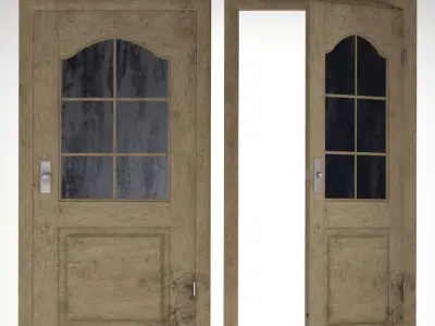 Doors3 Low-poly 3D model