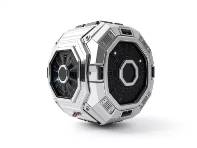 SciFi Power Core model pack Low-poly 3D model