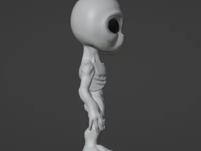 Alien Grey 3D print model