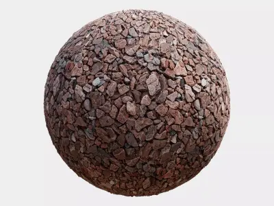 Gravel PBR Texture 03 Texture
