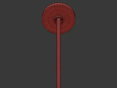 Formagenda ball hanging from string 3D model